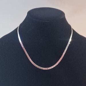 Beautiful 925 silver choker hammered preowned